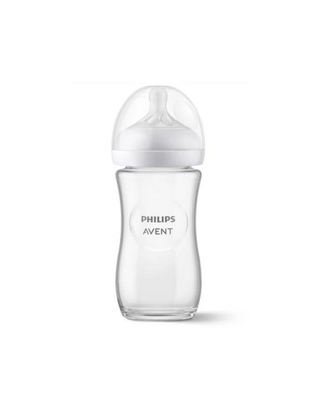 Natural 3.0 zuigfles 240 ml Glas