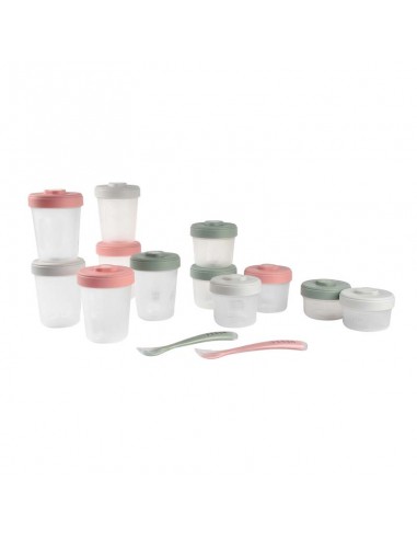 Pack 1ste maaltijd Eucalyptus (2x90ml + 4x150ml + 6x250ml + 2 silicone