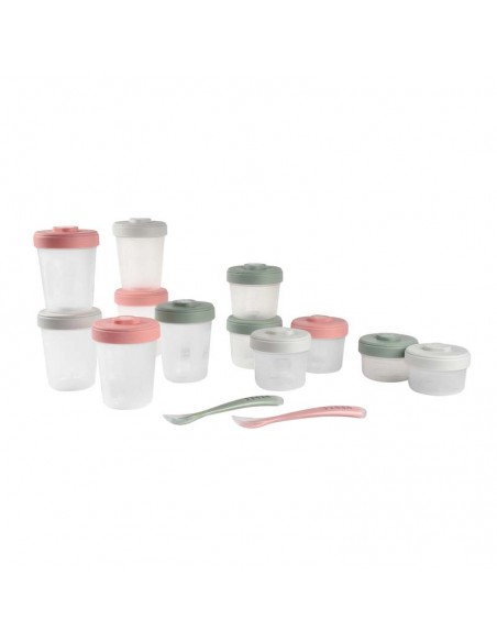 Pack 1ste maaltijd Eucalyptus (2x90ml + 4x150ml + 6x250ml + 2 silicone