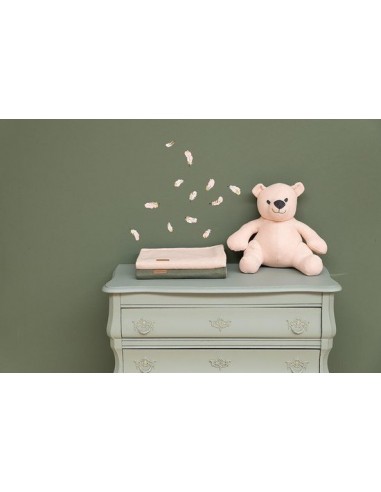 Wiegdeken teddy Classic roze