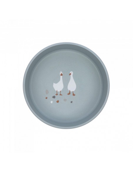 Bowl PP/Cellulose Tiny Farmer Sheep/Goose blue