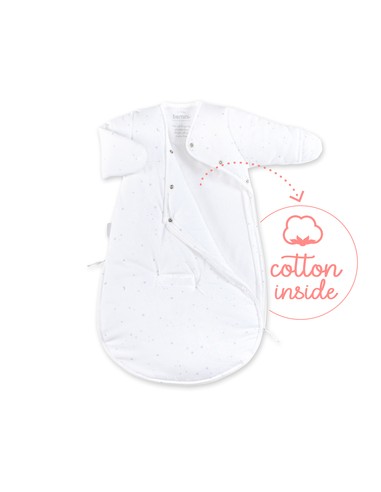 Ledikantdeken teddy Sparkle zilvergrijs mêlee