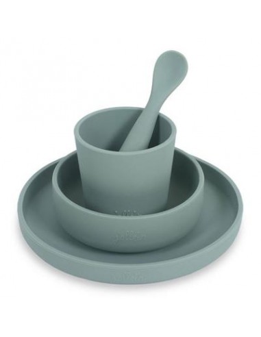 Dinerset Siliconen ash green
