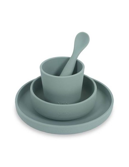 Dinerset Siliconen ash green