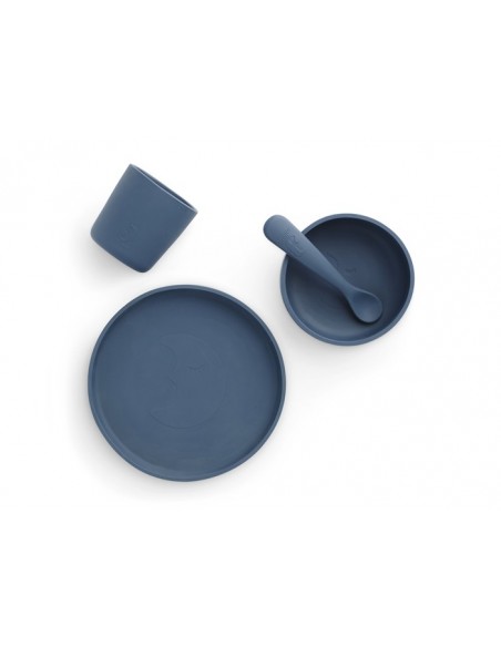 Dinerset Siliconen Jeans blue