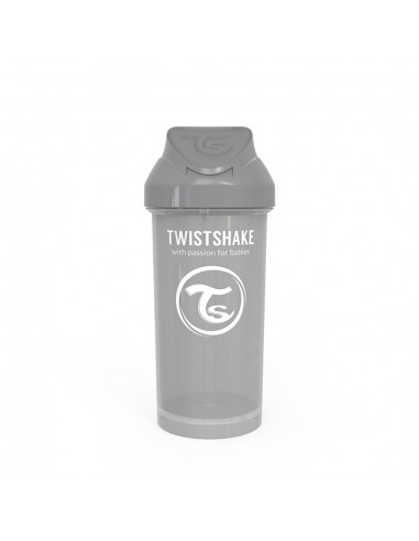 STRAW CUP 360ML PASTEL GRIJS