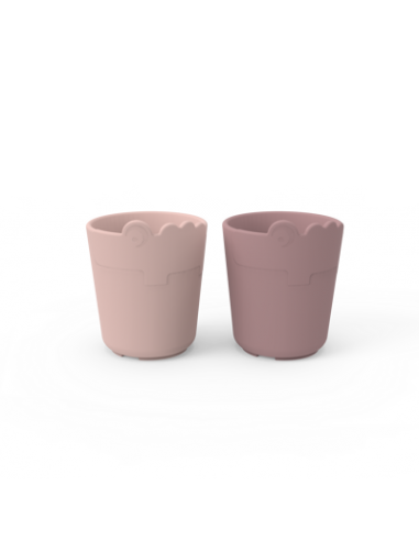 Done by Deer - Kiddish mini mug 2-pack Croco Powder